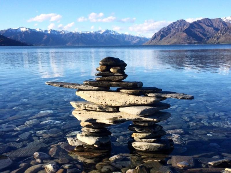Lakefront Fantail Cottage Lake Hawea, Wanaka 外观 照片